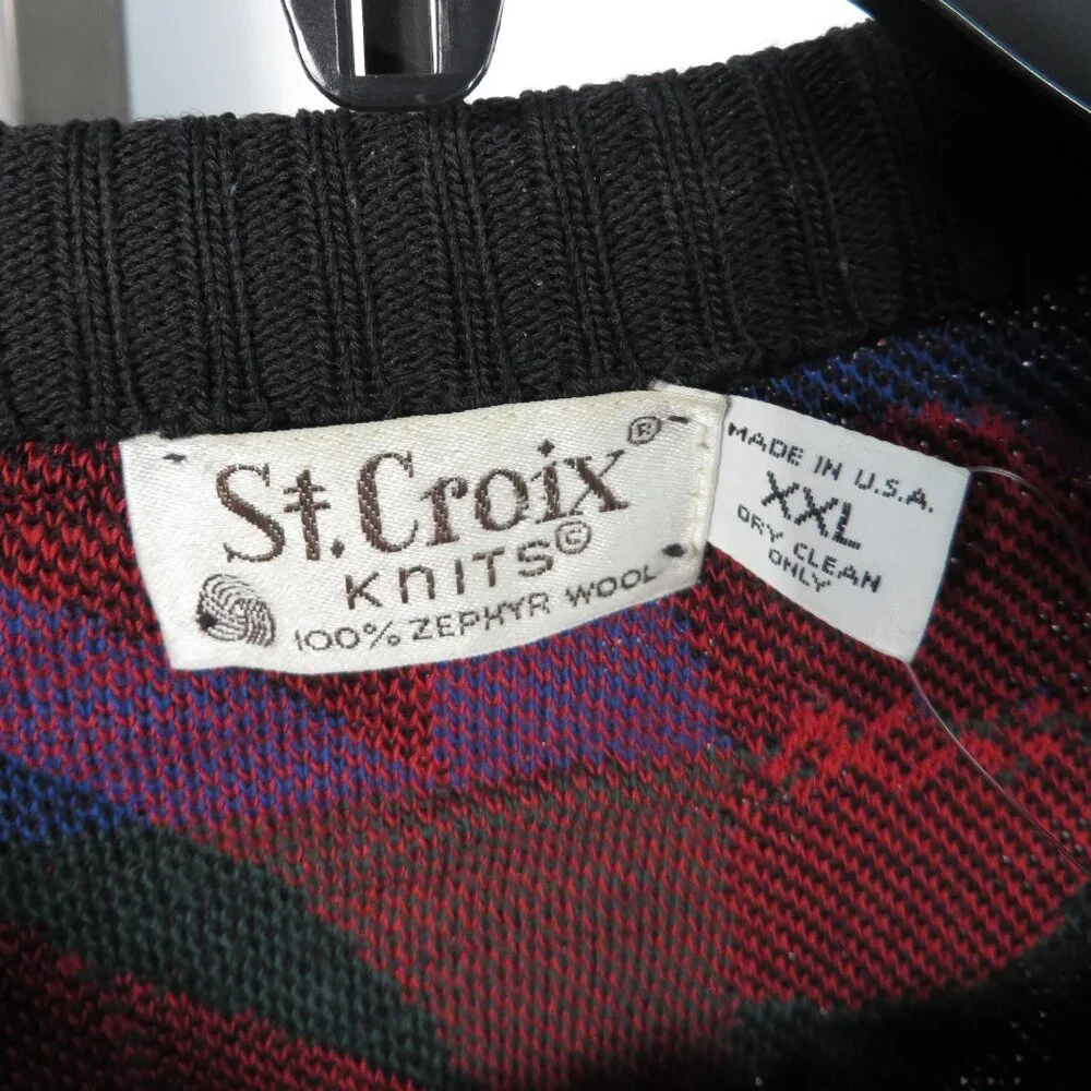 St Croix Vintage Sweater Size XXL - Picture 8 of 8